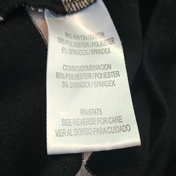 Gabby Skye Beige & Black Fit & Flare Dress Sz 8 - Picture 10 of 12